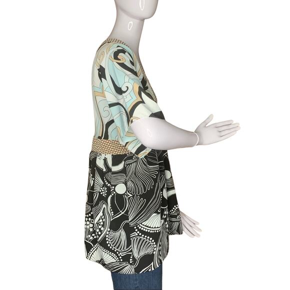 Daisy Fuentes Top Large Petite Short Sleeve - Picture 7 of 10